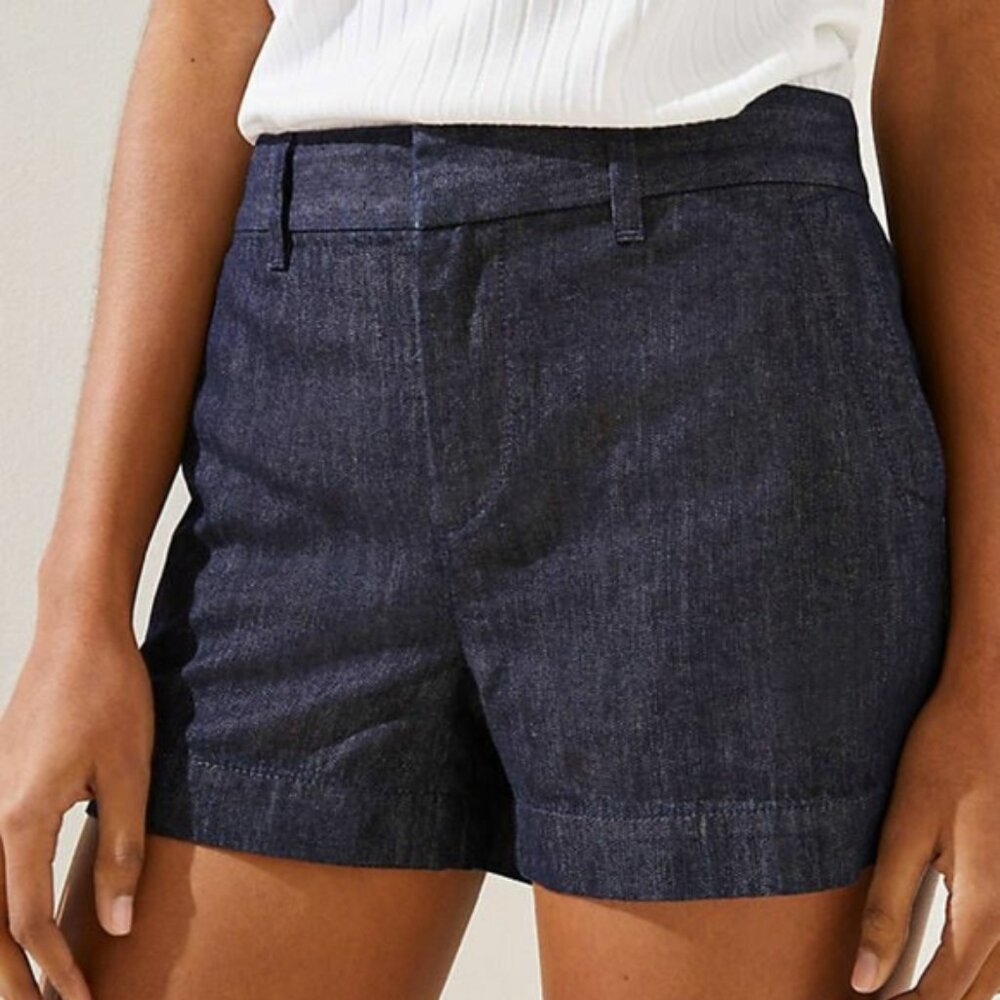 Loft Made & Loved Denim Shorts in Rinse Wash